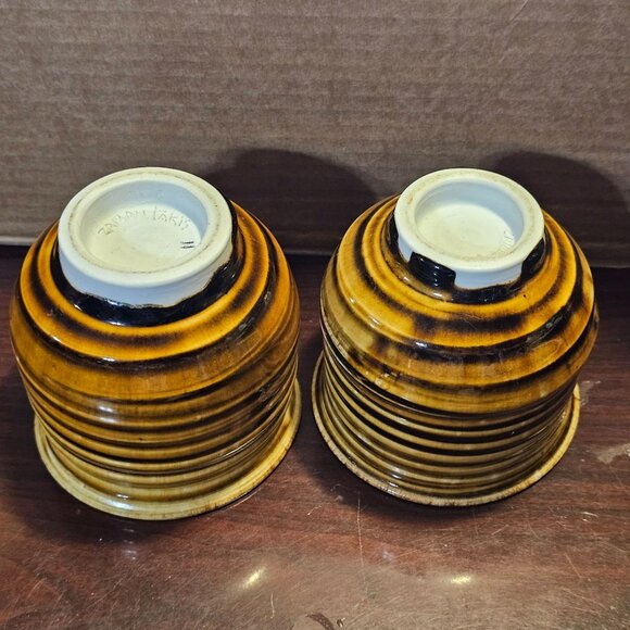 Vtg Signed MARK ZAMANTAKIS Studio Art Pottery Footed Ceramic Pots 3.5 Inches - Picture 9 of 13